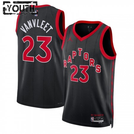 Toronto Raptors Fred Vanvleet 23 Jordan 2022-23 Statement Edition Musta Lasten Pelipaidat Swingman